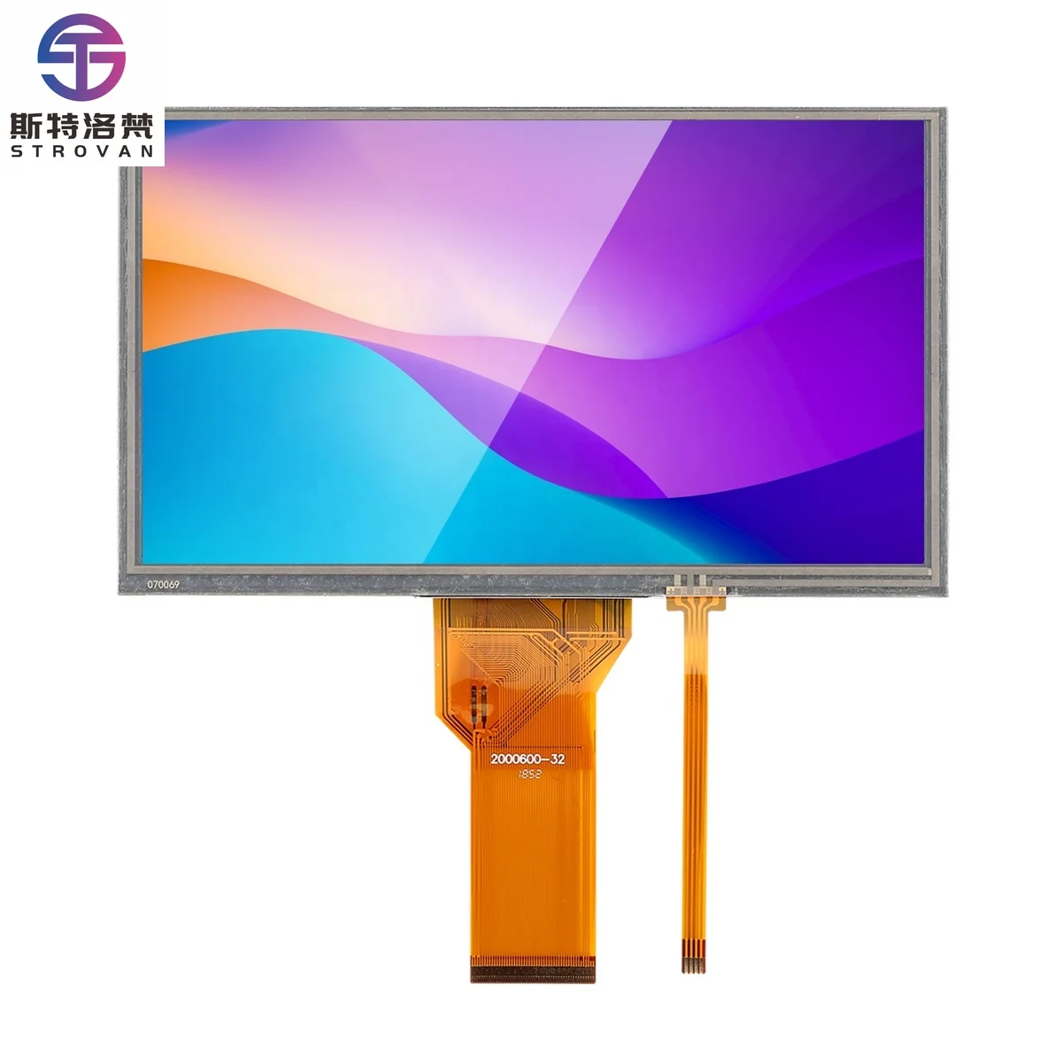 

7 inch 800*480 1000 int 50 pin RGB interface 12 O'clock tft lcd module display panel Touch Screen