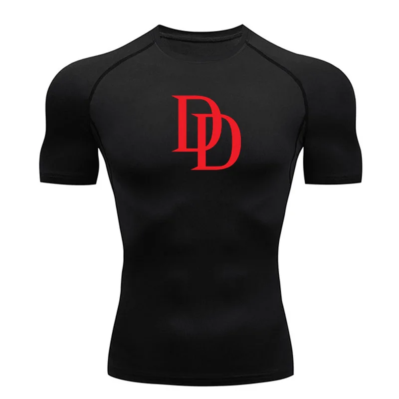 Bodybuilding T-Shirt Men's Gym Shirt Compression Sportswear Long Sleeve Sun Protection Second Skin Quick Dry Cycling Base Layer