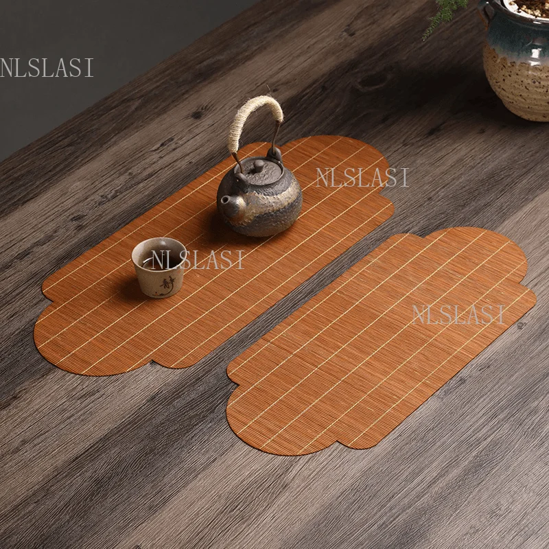 Table Runner - Alas Teh Bambu Anyaman Alami dengan