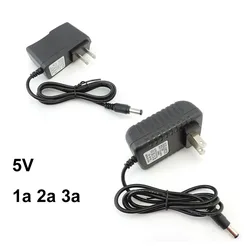 AC 110V 240V to DC 5V 1A 2A 3A 5V2A 5V1A 5.5x2.5mm power supply Adapter Charger 1000ma 2000ma 3000ma Converter for strip light