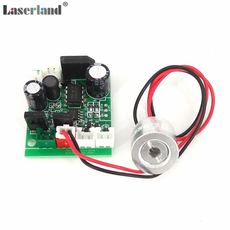 laser land modulo de diodo a laser vermelho 1815 mm 650nm 100mw com placa de 12v dc ttl 01