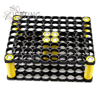 Hot 18650 8*10 Lithium Cell Battery Holder Case Batteries Holder Bracket DIY Anti Vibration Plastic Cylindrical Battery Pack