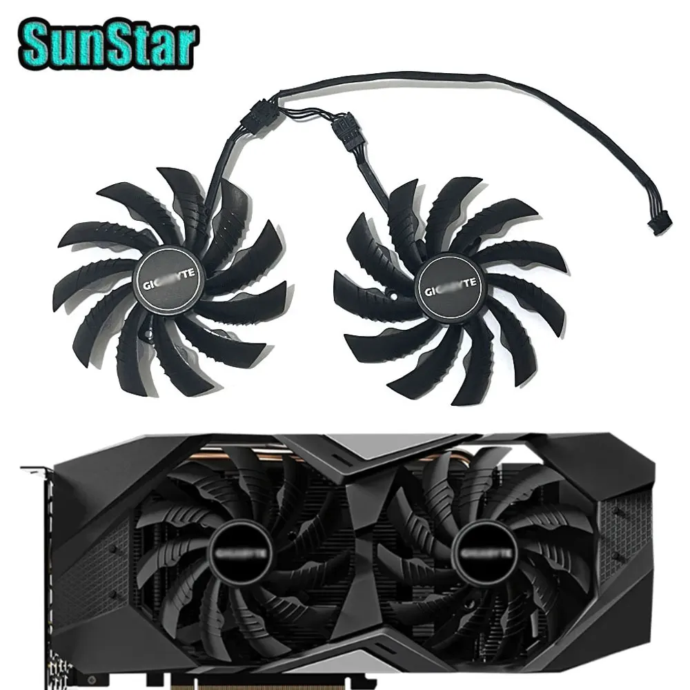 New Original 95MM PLD10010S12H T129215SH GTX 1660 GPU Cooling Fan For Gigabyte GTX 1650 GTX 1660Ti RTX 2060 2070 Video Card