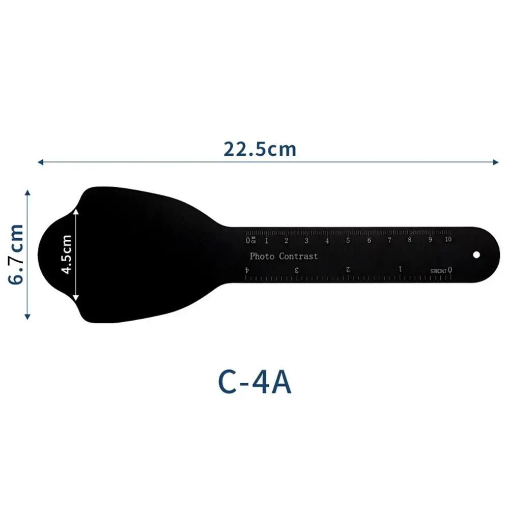 Placa de contraste de foto de autoclave dental de 6 tamanhos, placa de fundo preto durável, placa de contraste palatal, bochecha oral