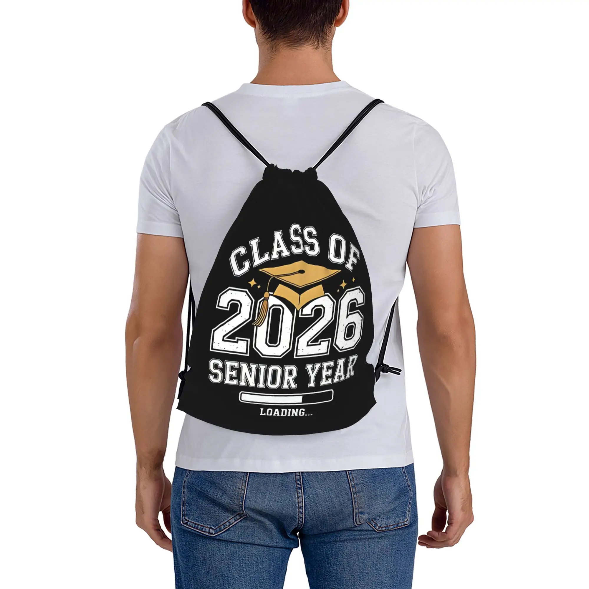 Back To School Class Of 2026 Graduation Gifts Graduation in 2026 Portable Sports Riding Backpack Gym Shoes Drawstring Bags