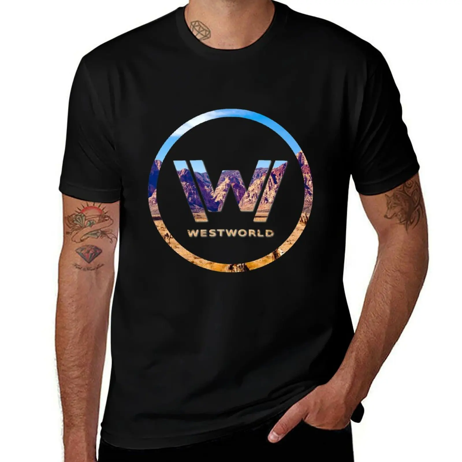 Westworld T-Shirt blanks sweat heavy weight t shirts for men