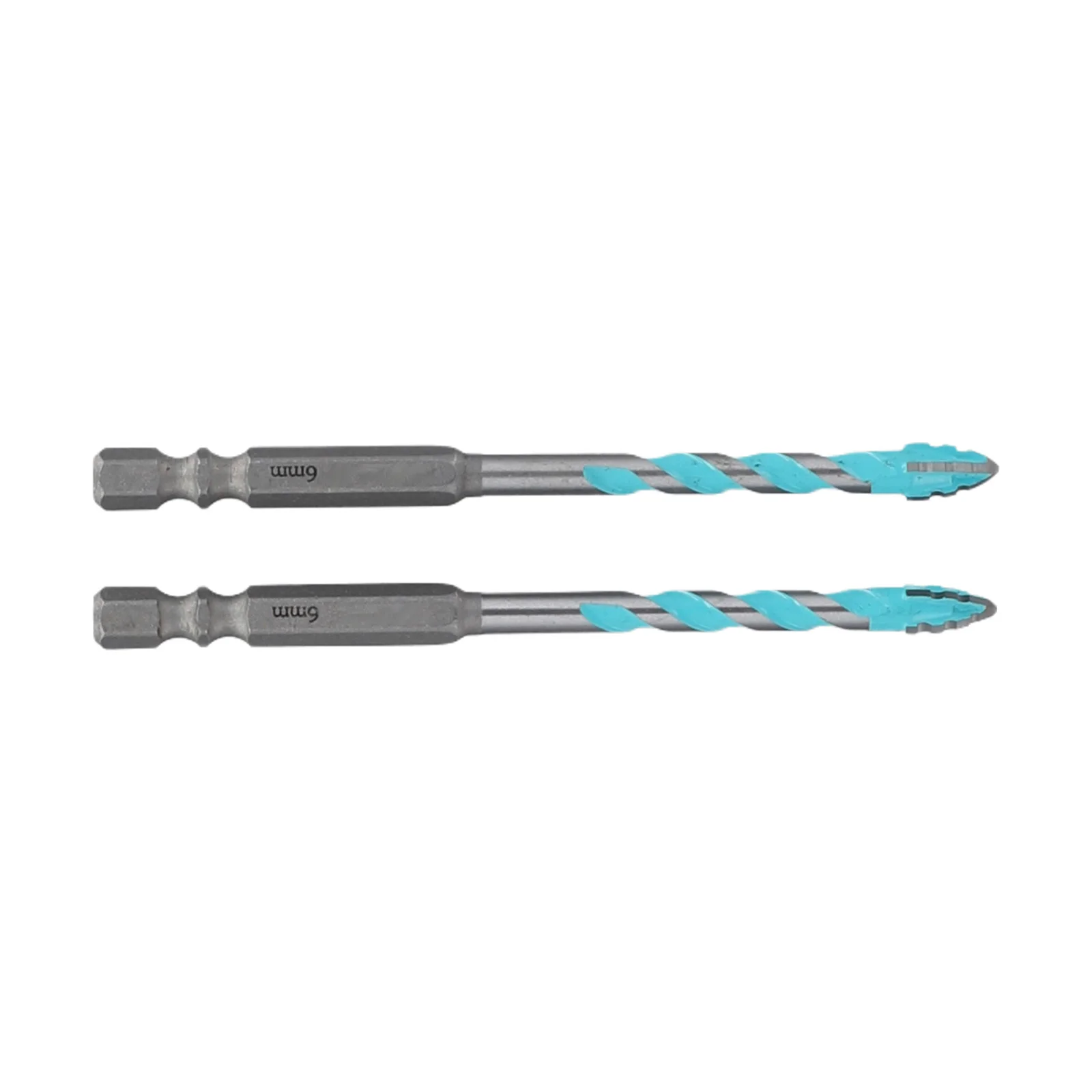 Eccentric Drill Bit Set of 2 Designed for Glass Tile Punching Features Triangular Shape for Smoother Holes and Less Vibration
