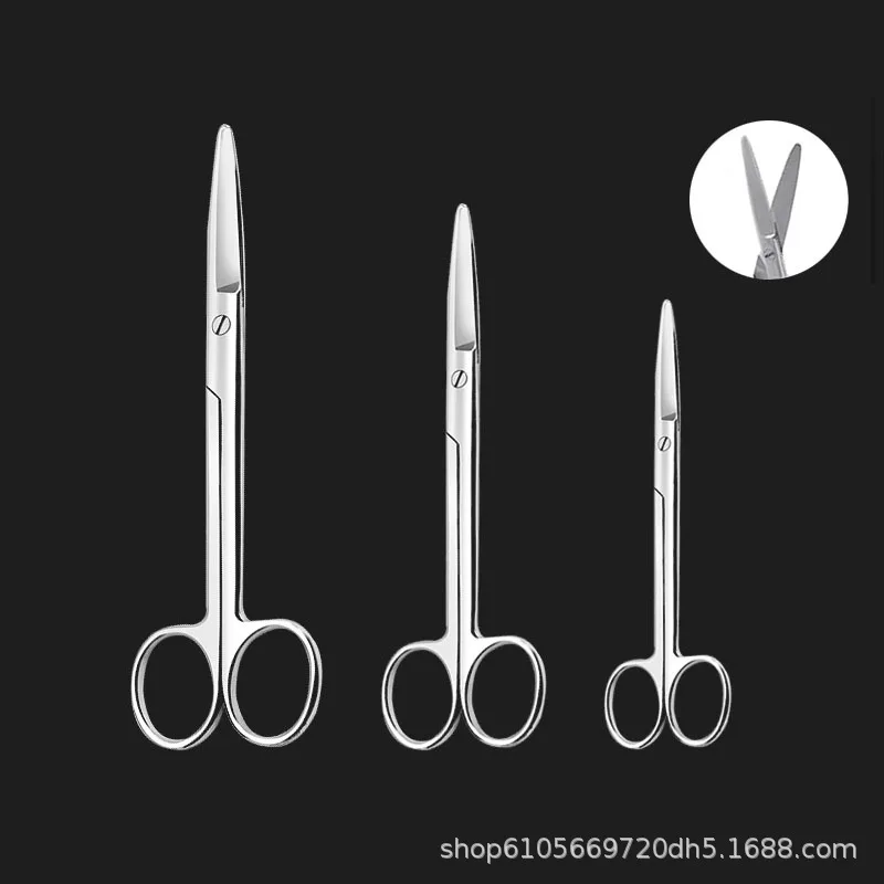 الفولاذ المقاوم للصدأ نمط جراحي مرقئ ملقط الأوعية الدموية الصيد إزالة الشعر مقص طبي