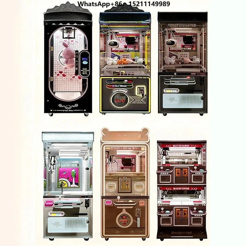 Claw Machine Prices Storage Top Arcade Crane Game Black Red Cabinet For Quality Clip Prize Gift Vending Mall Sale