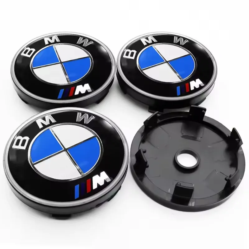 4Pcs 68/56mm Wheel Center Cover Car Hood Front Rear Trunk Emblem Badge For BMW E46 E39 E53 E65 E66 E90 G26 X3 X4 X5 G30/G31/G38 view 3
