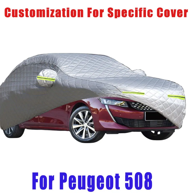 

For Peugeot 508 Hail prevention cover auto rain protection, scratch protection, paint peeling protection, car Snow prevention