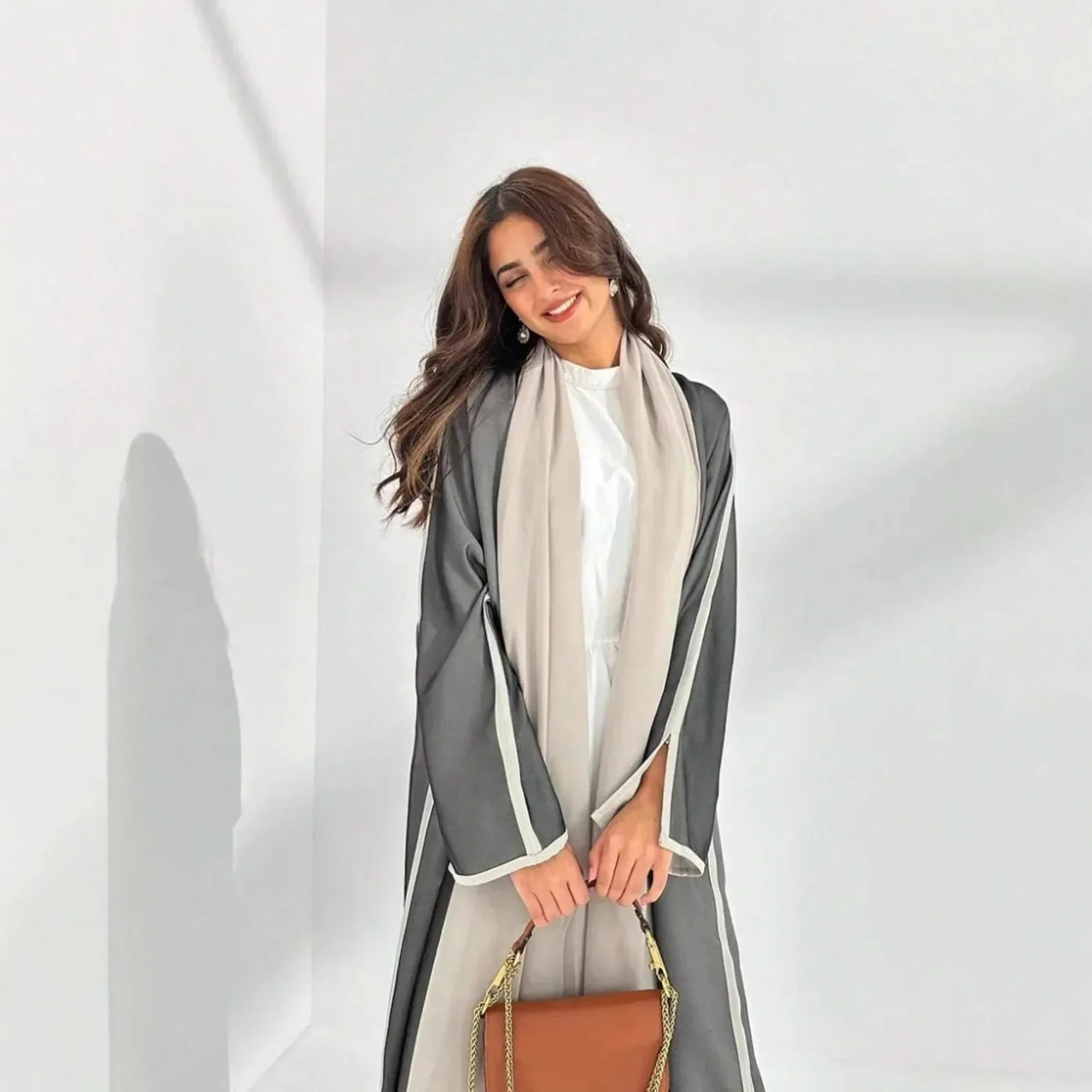 Eid ouvert Kimono Abaya Cardigan dubaï Islam caftan musulman Robe pour Ramadan femmes Kebaya Robe Musulmane Femme turquie Robe arabe