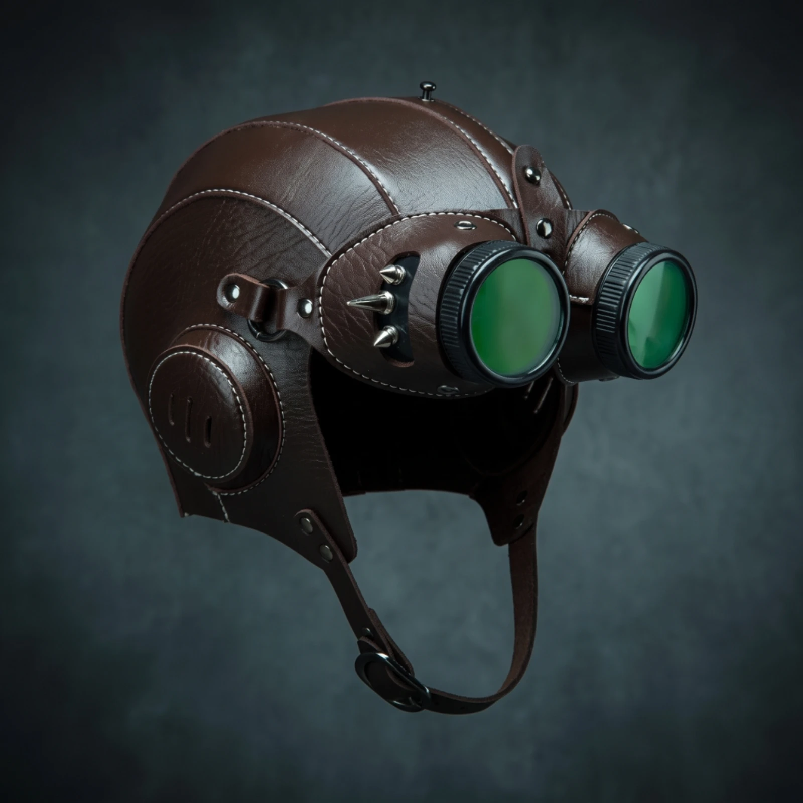 Steampunk Hat with Goggles Retro Aviator Cap with Goggles Costume for All Genders for Cosplayers, Cosplay, Halloween