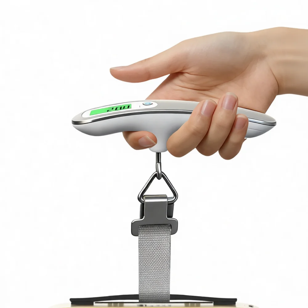 50kg Digital Hanging Scale Electronic Portable Balance For Travel Suitcase Weight Accurate Measuring Handle Hook Gadget