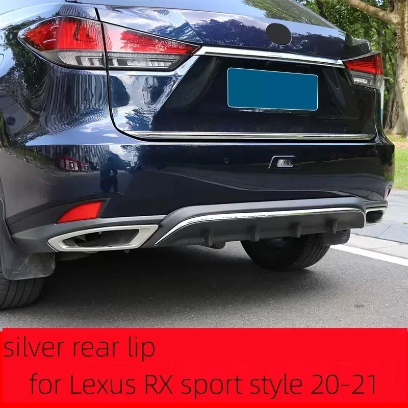 ABS Material Body Kit Rear lip assembly for Lexus RX200t sport style 2020-21 upgrade to RX300 Car Accessories
