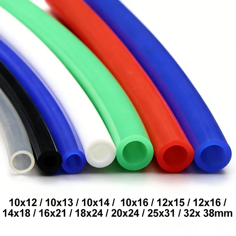 1/3m Food Grade Silicone Tube Diameter 12 14 16 18 20 32mm Garden Water Connector Fish Tank Pond Pump Hoses Flexible Rubber Hose