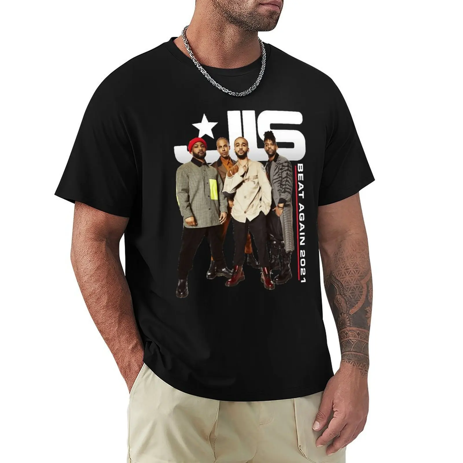 JLS BEAT For Fans T-Shirt Festive Simple T-Shirt