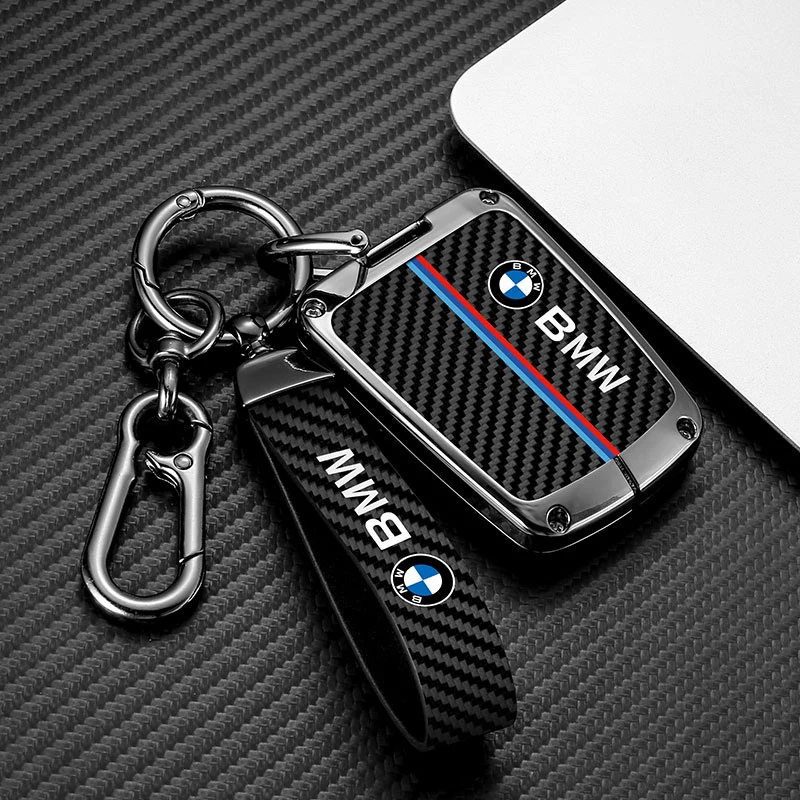 Custodia per chiave auto in pelle in lega di zinco per BMW serie I3 I8 protezione per lo Styling dell\'auto portachiavi Shell accessori interni