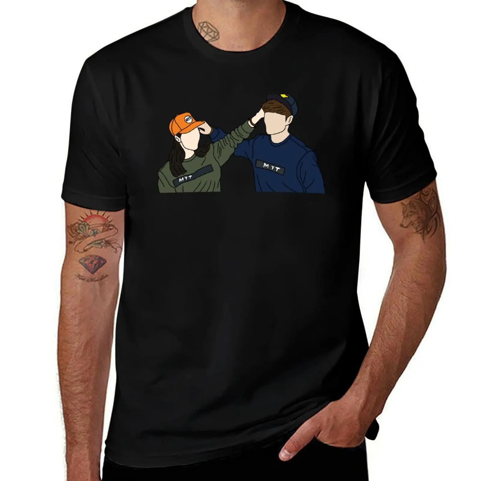 Running Man (Korean Variety Show) - Spartace Couple T-Shirt Plus Size All Match Tee Shirt T-Shirt