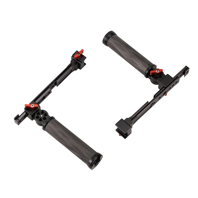 Einstellbare Handgriff Dual Carbon Griff Grip Clamp Halterung Für DJI Ronin RSC 2 RS2 Handheld Stabilisator Monitor Halterung-Heißer