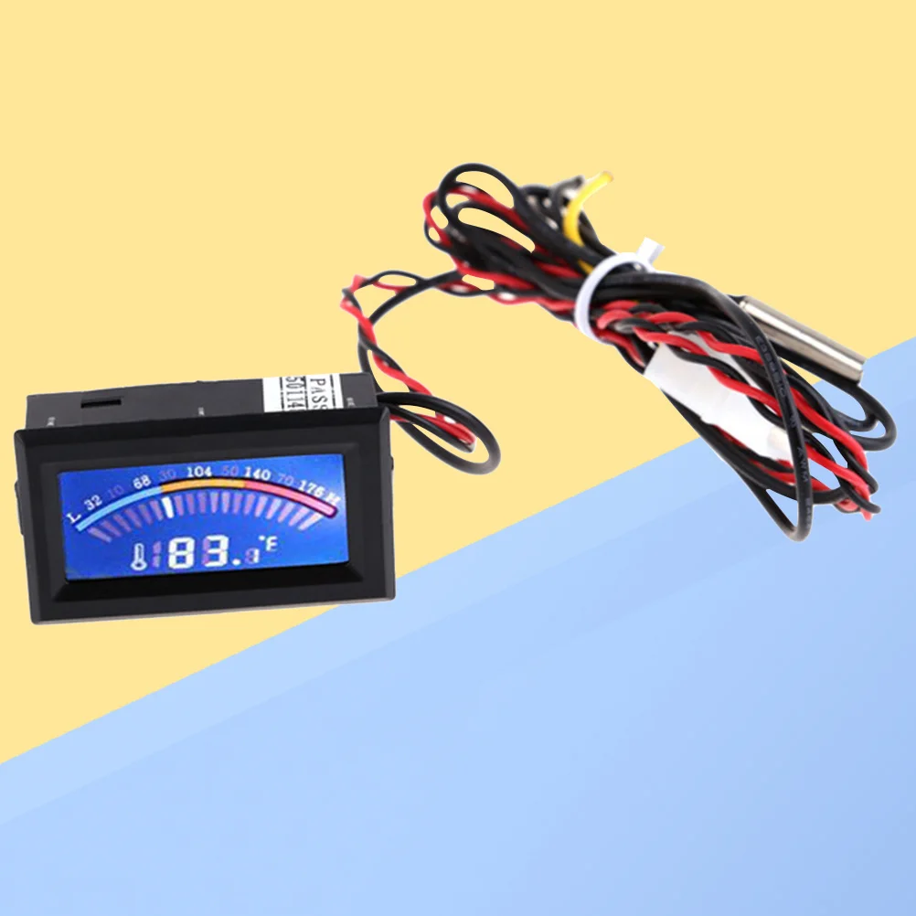 Mini LCD الرطوبة درجة الحرارة الرطوبة الأزرق داخلي ميزان الحرارة الرقمي الرطوبة غرفة متر مئوية فهرنهايت العرض