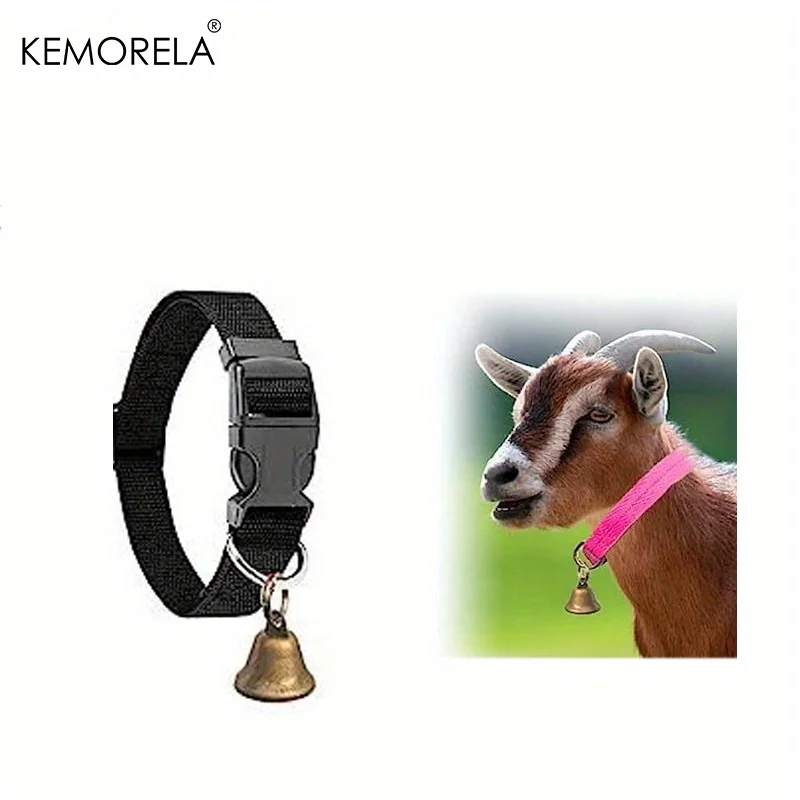 Adjustable Nylon Pet Collar Durable Livestock Collar Suitable For Goats Sheep Cows And Horses Safe For Outdoor Pasture Grazing
