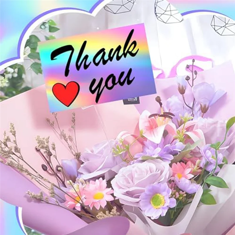 24 แผ่น Glitter Rainbow กระจกกระดาษหนาการ์ดสําหรับหัตถกรรมทําบัตร,ตกแต่งงานปาร์ตี้