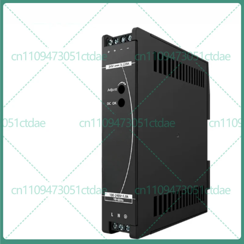 1-2pcs For Delta DRL-24V75W1AZ DIN rail power supply 24V 3.125A industrial fitting
