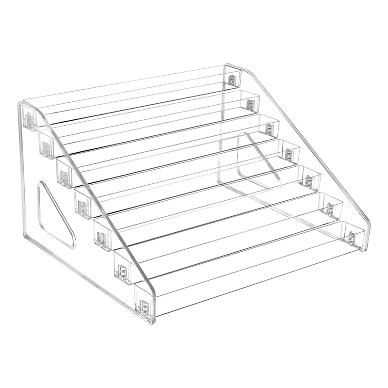 

1 Piece Paint Storage Box, Craft Paint Storage Rack Transparent Miniature Paint Rack 7-Layer Paint Storage Rack