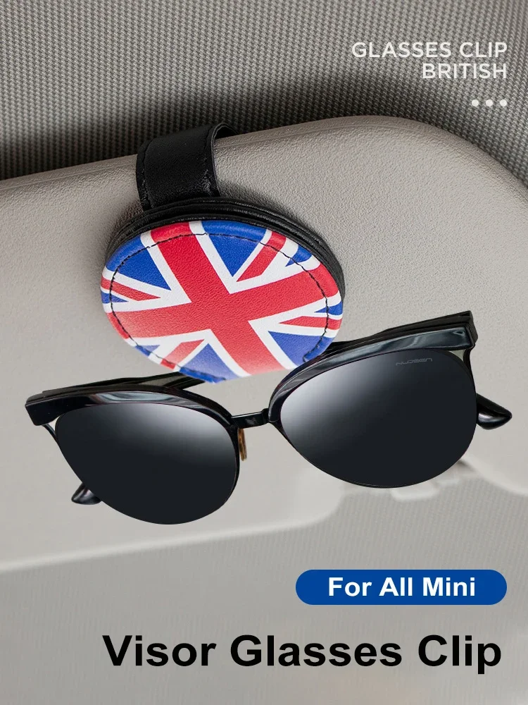 Universal Car Glasses Clip Clamp Buckle Sun Visor Sunglasses Holder for Mini Cooper R56 R60 R61 F54 F55 F56 F57 F60 Countryman
