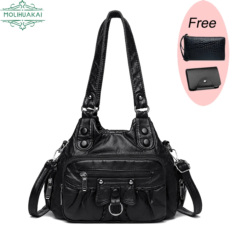 Bolso de mensajero de alta calidad para mujer, bolsos de cuero suave de lujo, bolsos de diseñador de marca famosa, bolso de hombro para mujer, nueva moda