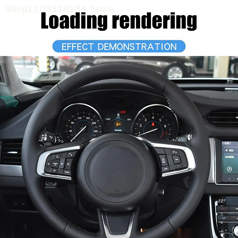 Aksesoris Mobil Tombol Sakelar Multifungsi Roda Kemudi Mobil Kiri untuk XE XF 2015-2019 LR095537 LR095540