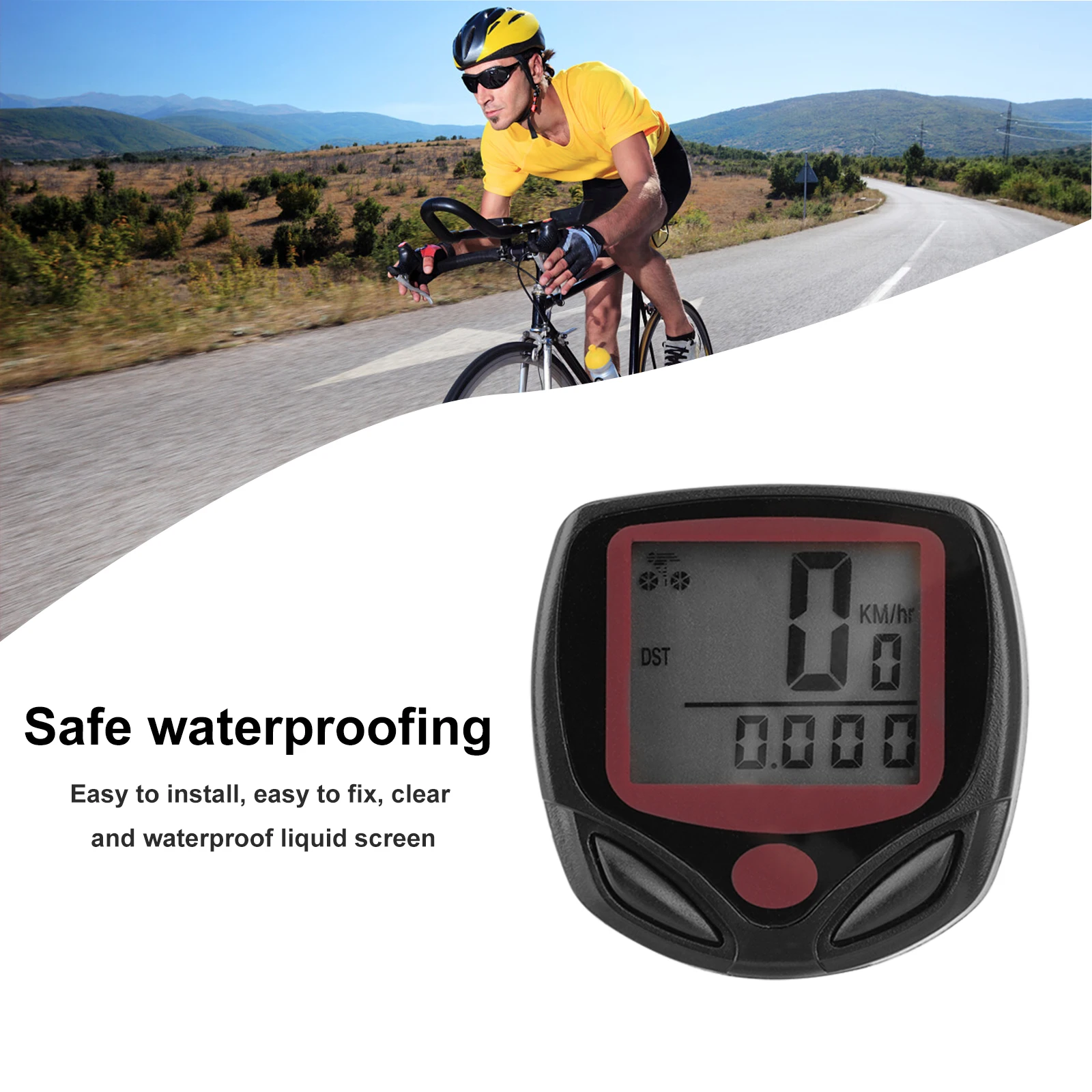 Bicycle Speedometer Bike Computer Multifunction Waterproof Stopwatch Bicycle MTB Odometer Stopwatch Cycling Accessories