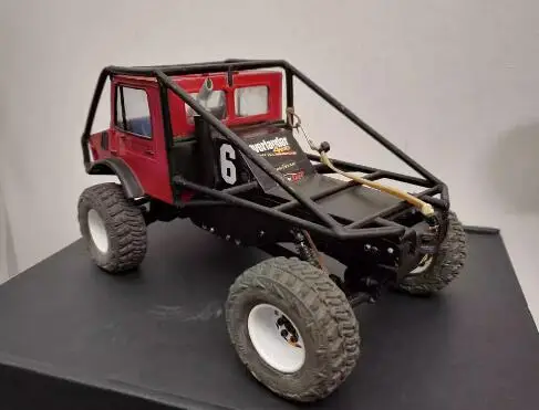 3D Printed Hard body 1/24 SCALE 4X4 TRUCK UNIMOG RALLY CAR BODY FOR AXIAL SCX24 AXI00006 AX90081 BRONCO 1967 AXI00001 C10 K10