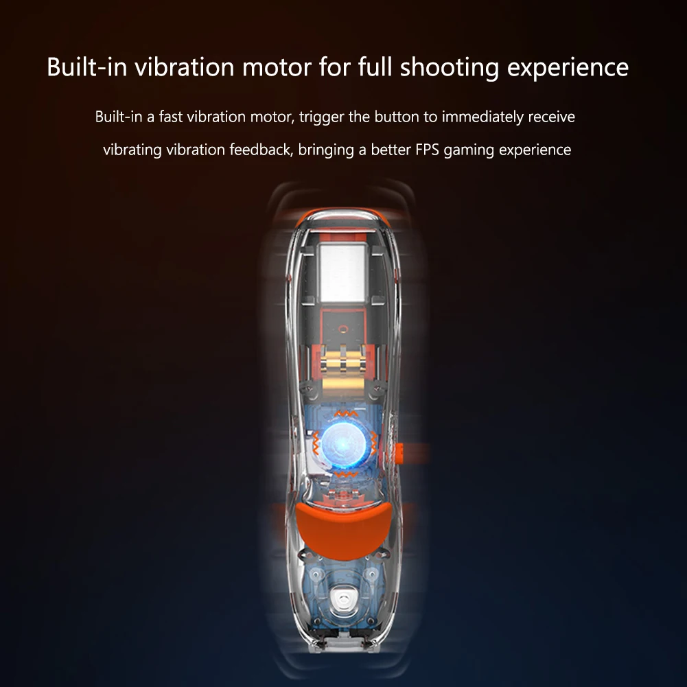 مشغلات زر ألعاب التصوير المحمول BIGBIGWON M1 مع اهتزاز لعصا التحكم في ألعاب PUBG لملحقات ألعاب iPhone
