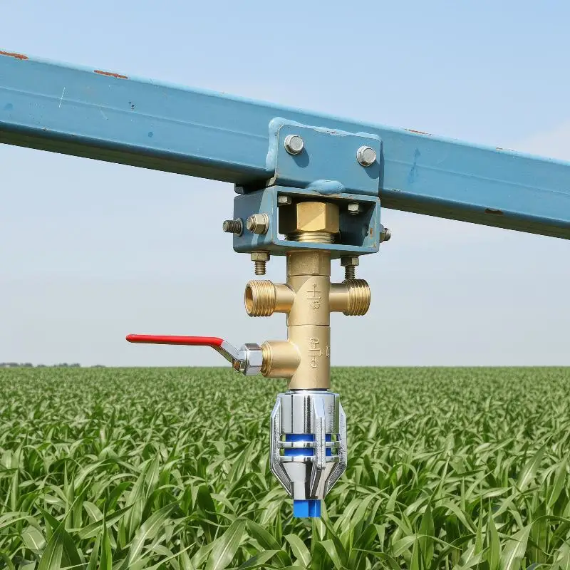 Versatile Zinc Alloy Anti Drip High-pressure Agricultural Spray Nozzle Alloy Fan Design For Water Conservation