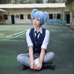 Anime Assassination Classroom Shiota Nagisa Cosplay Costumes Tie Vest Halloween Christmas Party Uniform Unisex Daily Leisure