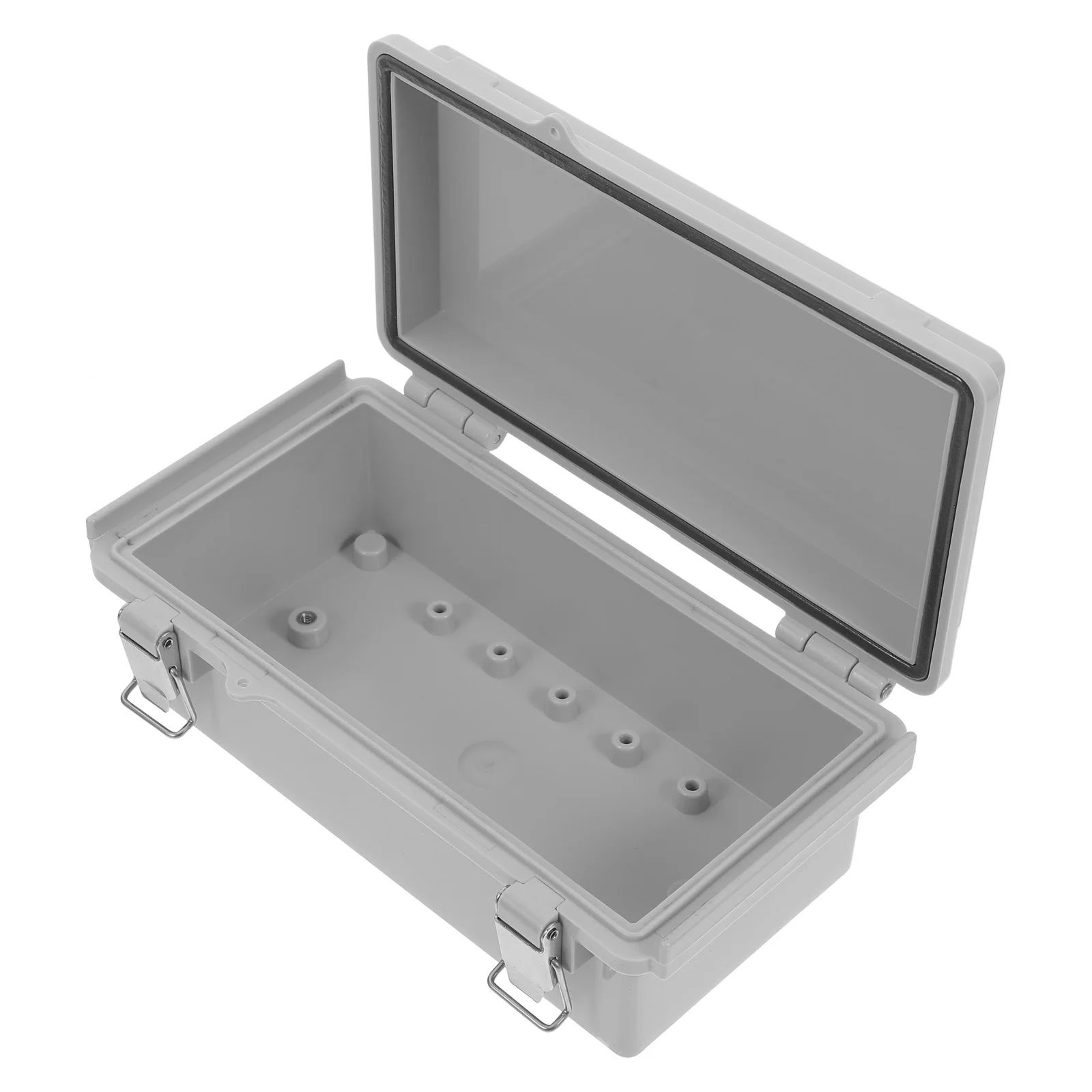 Waterproof Junction 210X110Mm Plastic Outdoor Electrical Box Transparent Durable Stainless Steel Buckle Easy Install Cable