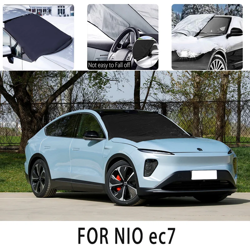 

Car snowcover frontcover for NIO ec7 auto Snowblocking heat insulation sunshade Antifreeze wind Frost prevention car accessories