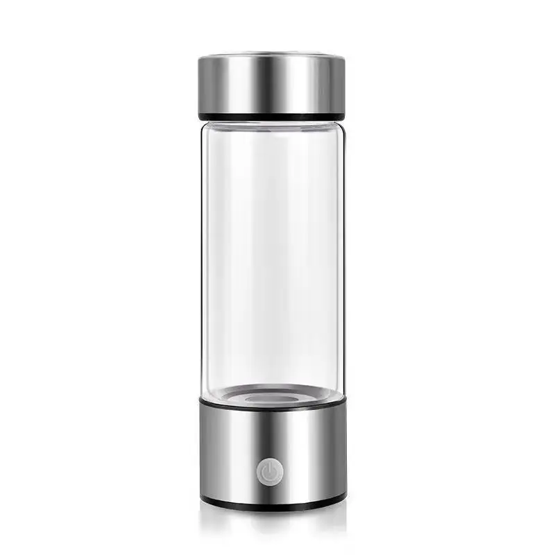 2024 New 420ML Portable Water Ionizer Bottle Rechargeable Negative Ion Watering Cup Hydrogens-rich Water Cup Water Generator USB