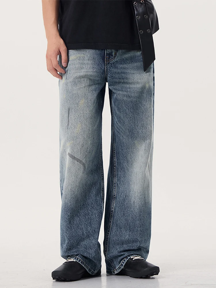 

Винтажные широкие брюки Bla Armada, повседневные, свободного кроя, весенне-осенние джинсы, ретро, для подростков, хлопковые, дышащие, комфортные