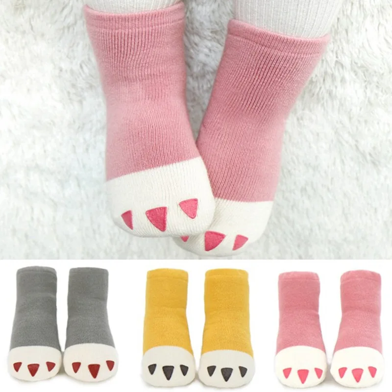 

Winter Thick Warm Kids Girl Boy Socks Cotton Terry Casual Infant Baby Socks For Girls Boys Soft Children's Sock Anti Slip 0-4Y