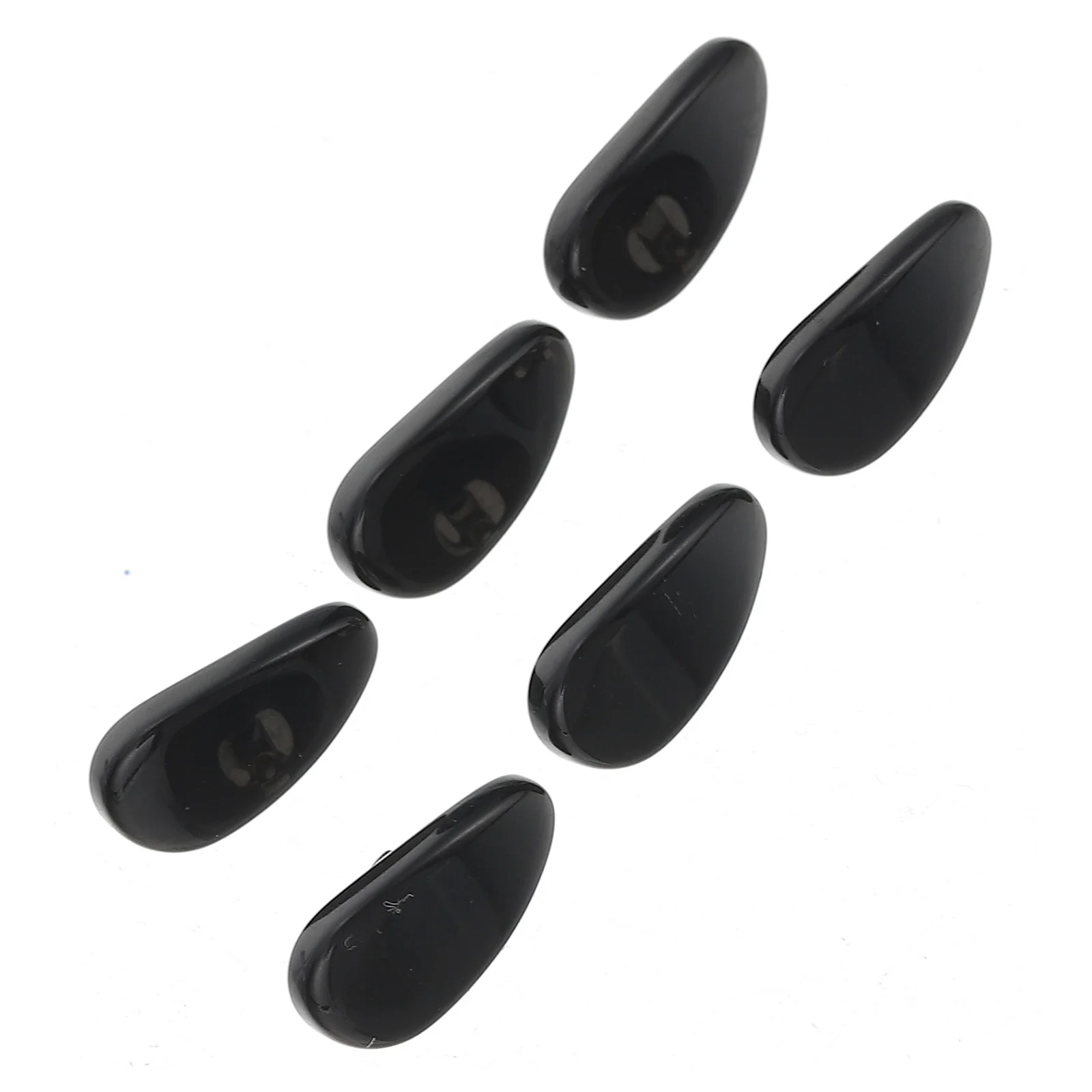 

6Pcs Glasses Nose Pad Non-Slip Durable Anti-Skid Replacement Simple Nose Pads Accessories Imitation Jade Style