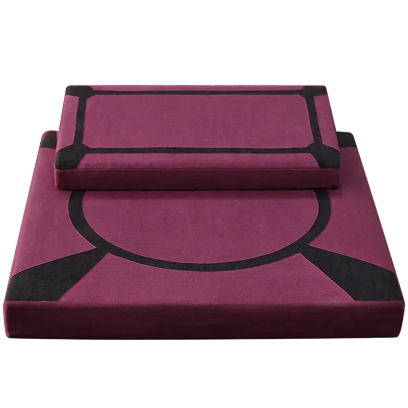 Customized color-encrusted thickened natural mountain repair pad, seat cushion, prayer pad, confession pad futon