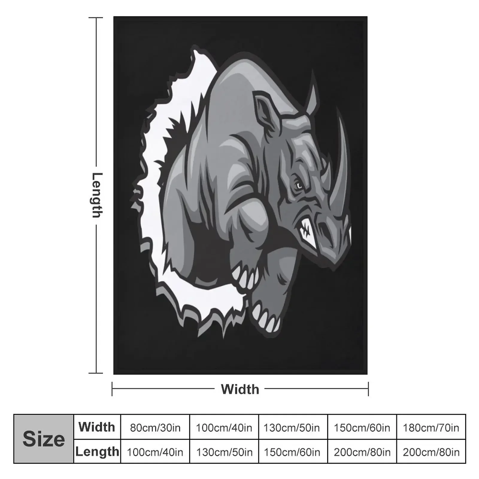LOVERS Rhino ripping Throw Blanket Flannel Summer Beddings Weighted Blankets Sofas Of Decoration Blankets
