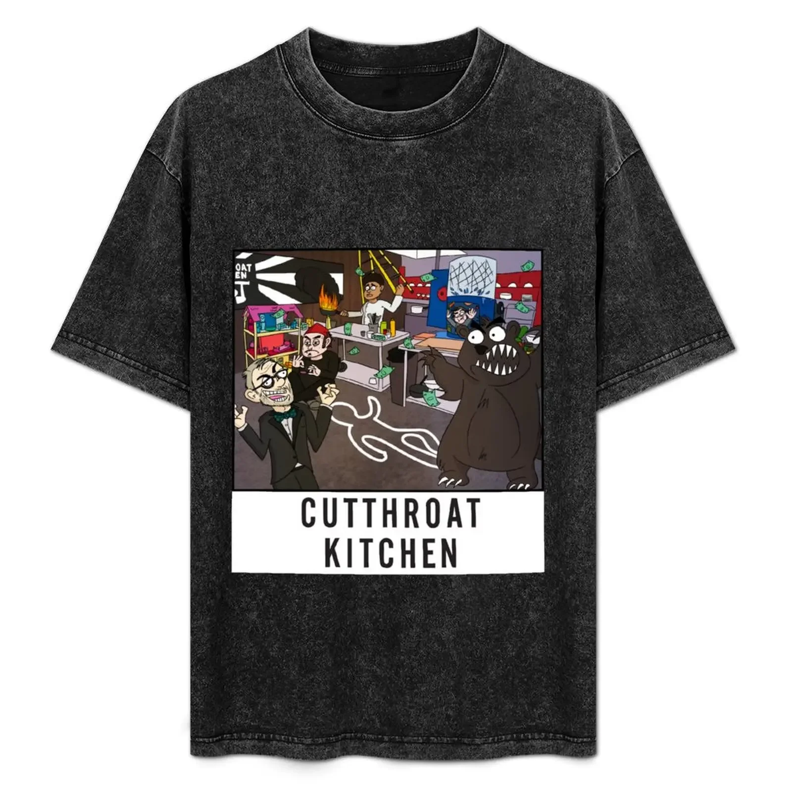 

Cutthroat Kitchen Doodle T-Shirt anime oversized t shirt quick drying mens t shirts pack