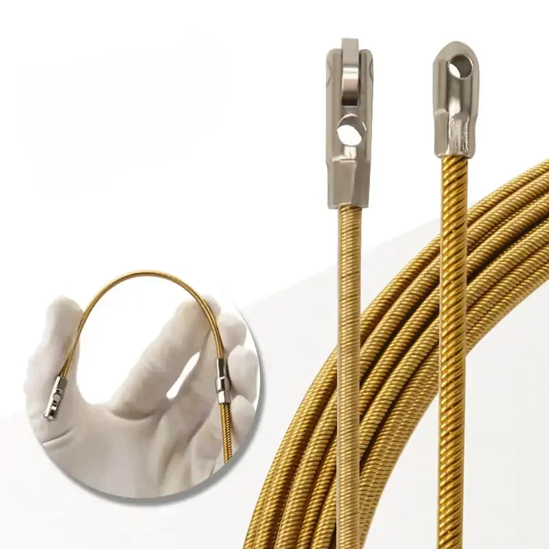 Universal Wire Threading Device 5/10m Spring High Elasticity Rope Pulling Device Electrical Spring Rope Traction Device