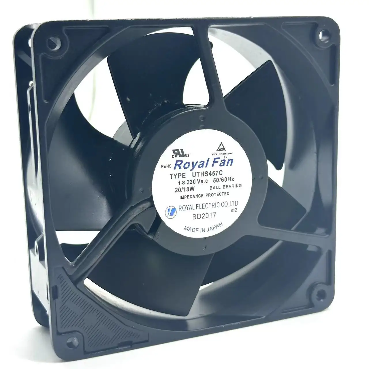 

Royal Fan UTHS457C AC 230V 20/18W 120x120x38mm Server Square Fan