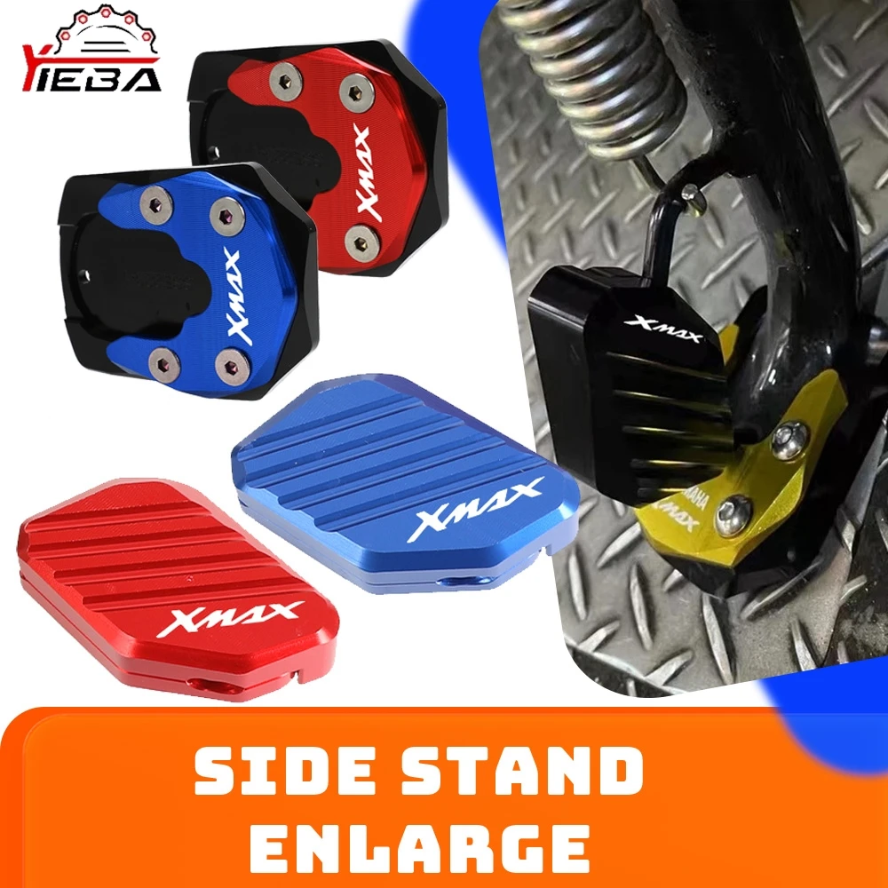 

For Yamaha XMAX 300/250/125/400 2006-Present XMAX300 XMAX250 XMAX125 XMAX400 Motorcycle Kickstand Foot Side Stand Extension Pad