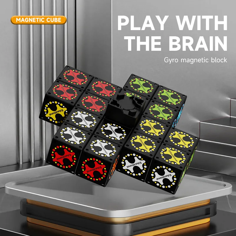 2026 Hot Magnetic Building Blocks Mine World Magnet Cube Set for Boy Girl Kid Age DIY Model Children Stem STEM Sensory Toy Gift